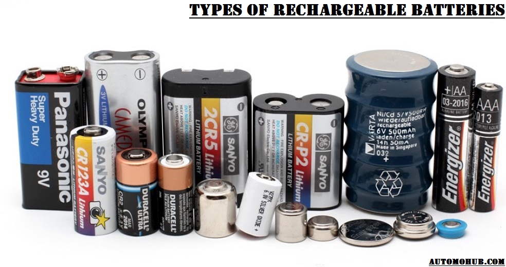 Types Of Rechargeable Batteries