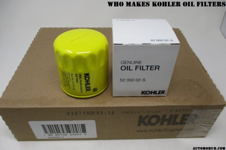 Who Makes Kohler Oil Filters? Brand Overview, Benefits, & Top Products