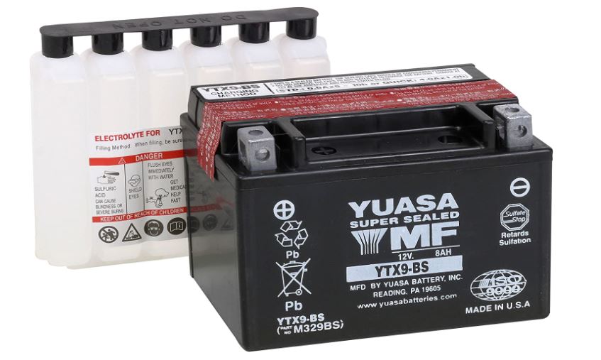 Yuasa YUAM329BS YTX9-BS Battery