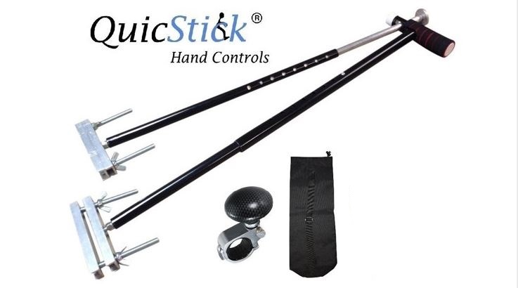 QuicStick Thumb Controlled Hand Controls