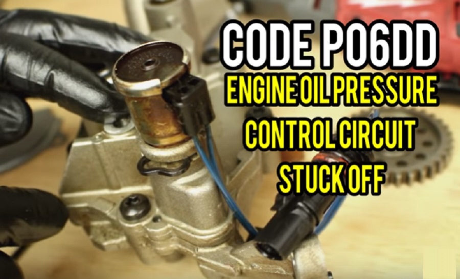 Engine Oil Pressure Control Circuit Stuck Off